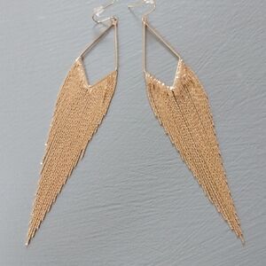 Elegant Gold Dangle Earrings